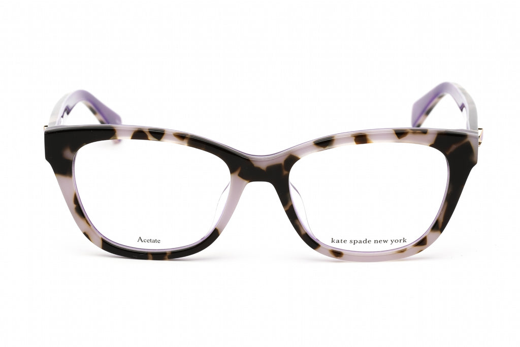 Kate Spade CAROLAN Eyeglasses HAVANA PLUM/Clear demo lens Women's