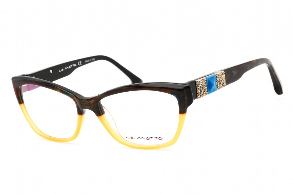 La Matta LMV3154 Eyeglasses Yellow/other / Clear Lens Women's
