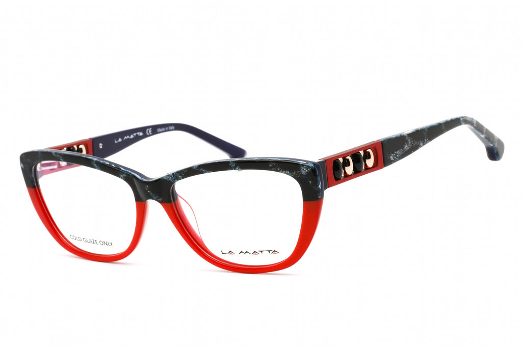 La Matta LMV3189 Eyeglasses Red/other / Clear Lens Women's