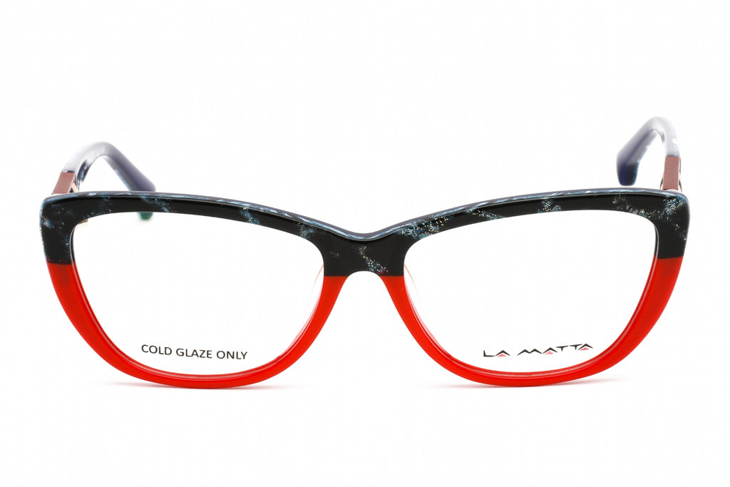 La Matta LMV3189 Eyeglasses Red/other / Clear Lens Women's