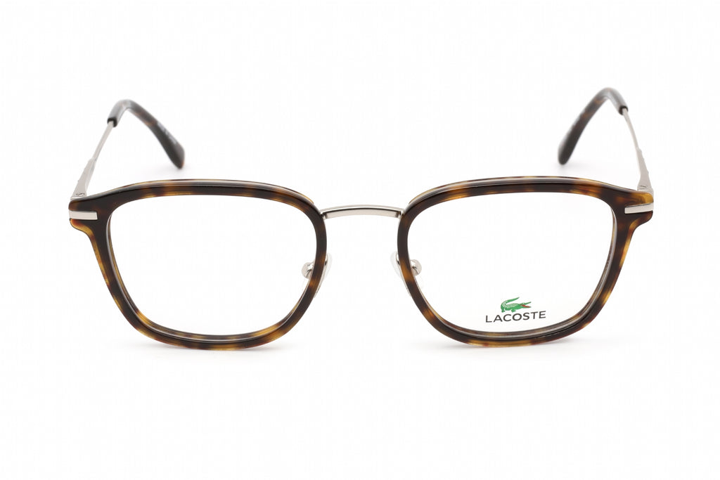 Lacoste L2604ND Eyeglasses Silver/Havana / Clear Lens Men's