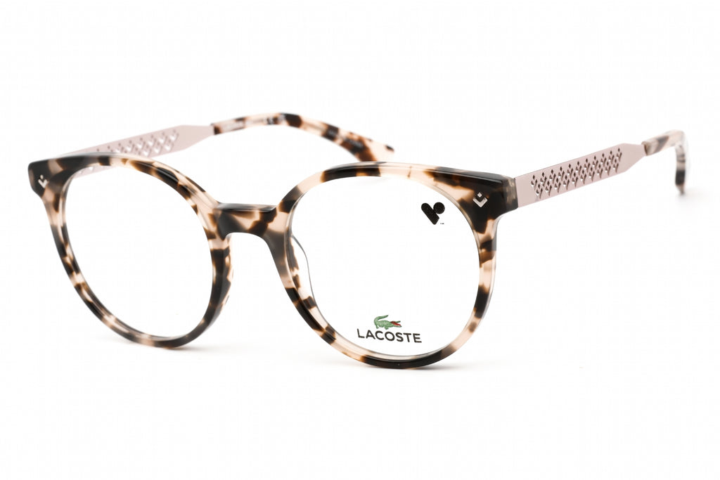 Lacoste L2806 Eyeglasses ROSE HAVANA / Clear demo lens Women's