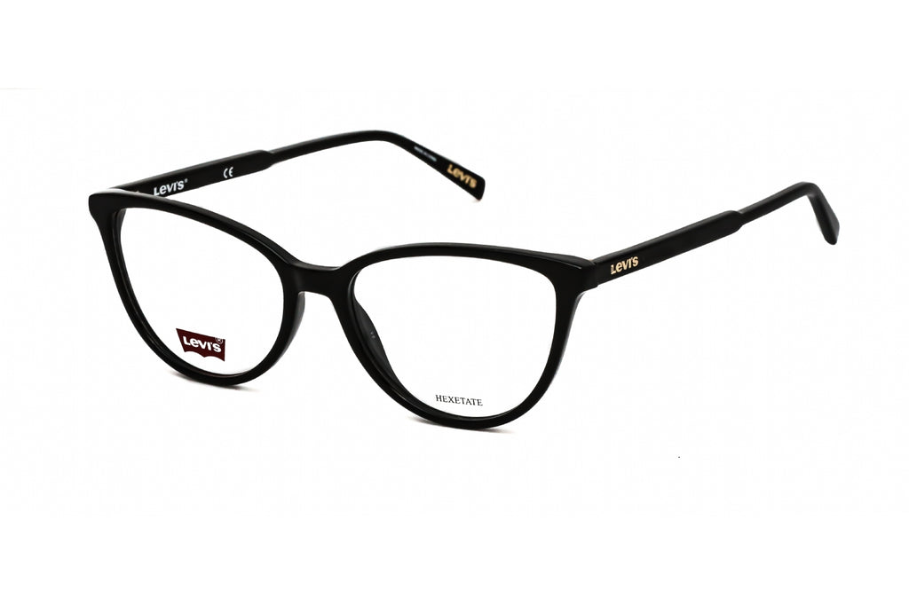 Levi's LV 1015 Eyeglasses BLACK/Clear demo lens Women's