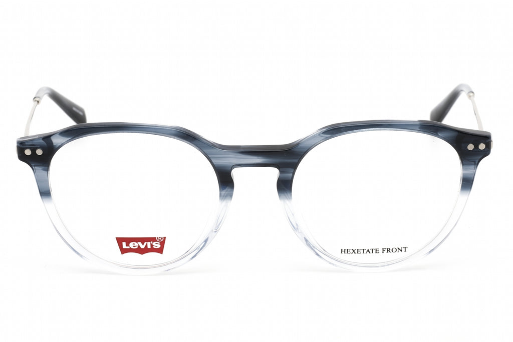 Levi's LV 5022 Eyeglasses BLUE HORN / Clear demo lens Men's