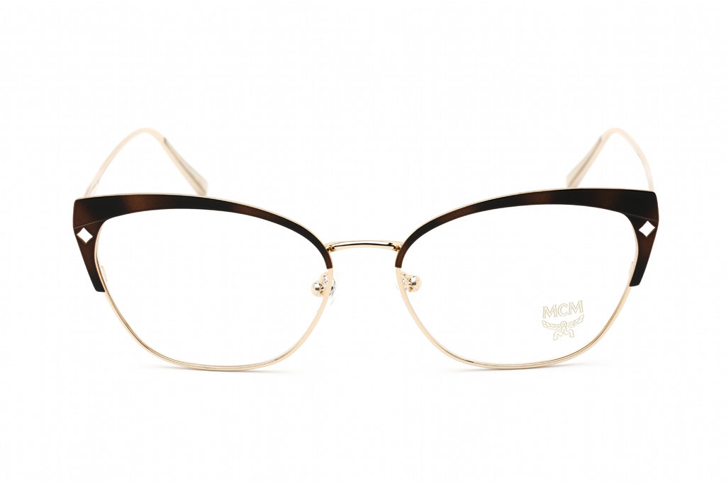 MCM MCM2113 Eyeglasses GOLD/HAVANA/Clear demo lens Women's