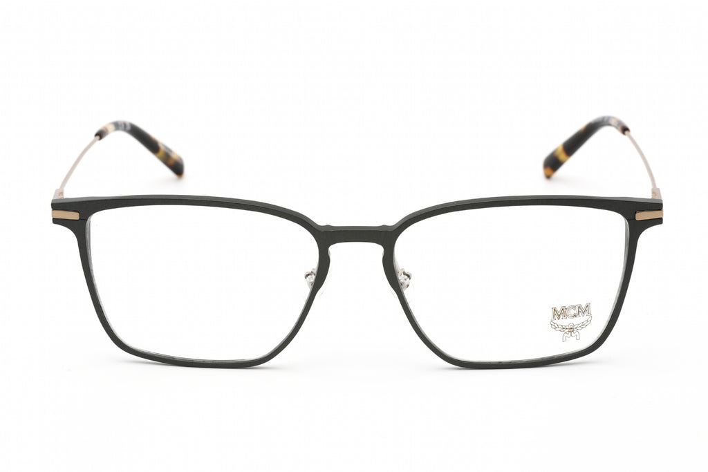 MCM MCM2505 Eyeglasses SEMIMATTE GREEN / Clear Lens Men's