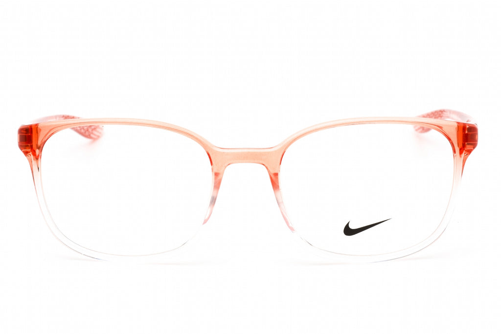 Nike NIKE 7026 Eyeglasses WASHED CORAL FADE/Clear demo lens Women's