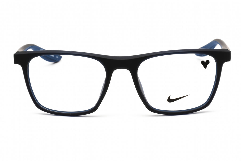 Nike NIKE 7039 Eyeglasses Matte Obsidian / Clear Lens Unisex