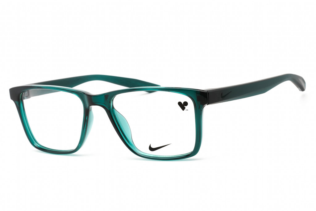 Nike NIKE 7300 Eyeglasses Dark Teal Green / Clear Lens Unisex