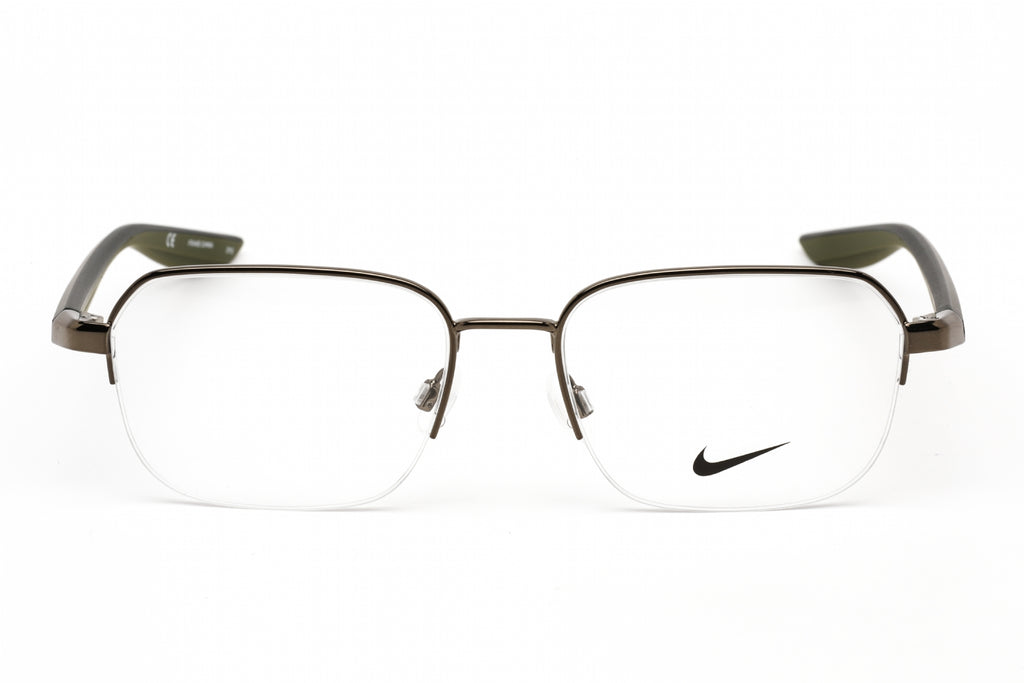 Nike NIKE 8152 Eyeglasses Pewter / clear demo lens Men's