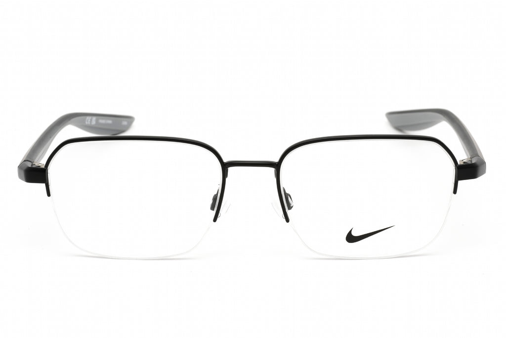 Nike NIKE 8152 Eyeglasses Satin Black / clear demo lens Men's