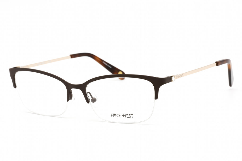 Nine West NW1090 Eyeglasses BROWN / Clear demo lens Women's