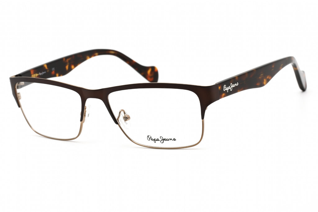 Pepe Jeans PJ1135 Eyeglasses BROWN / clear demo lens Men's