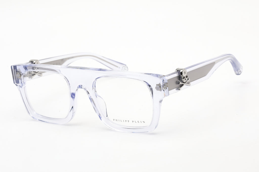 Philipp Plein VPP056X Eyeglasses SHINY CRYSTAL / clear demo lens Men's