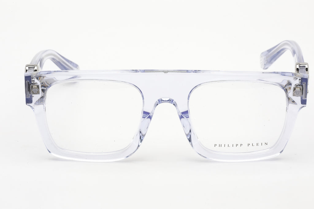 Philipp Plein VPP056X Eyeglasses SHINY CRYSTAL / clear demo lens Men's
