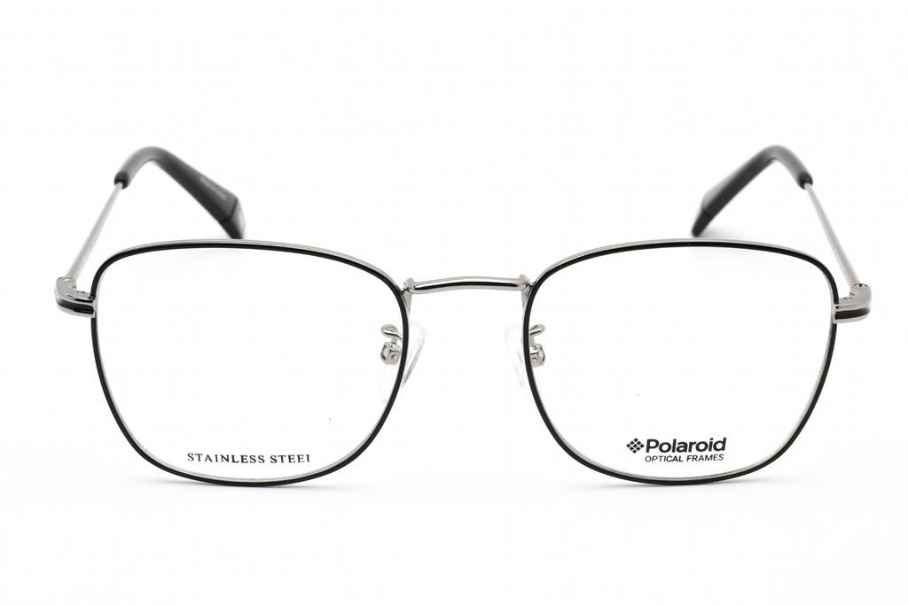 Polaroid Core PLD D377/G Eyeglasses RUTHENIUM BLACK/Clear demo lens