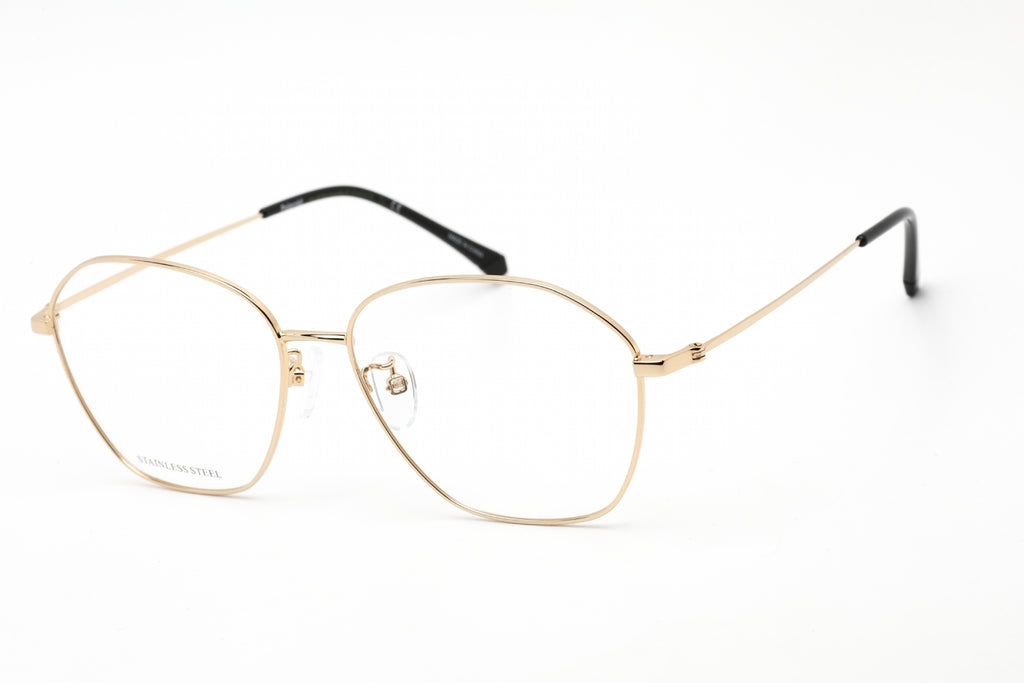Polaroid Core PLD D425/G Eyeglasses GOLD BLACK/Clear demo lens Women's