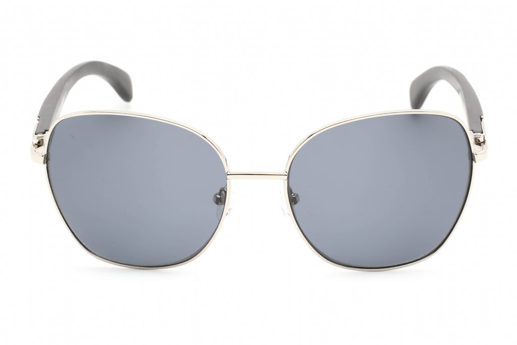 Porta Romana 1964 Sunglasses Black Silver / Dark Gray Unisex
