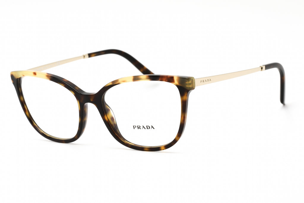 Prada 0PR 07WV Eyeglasses Dark Havana/Clear demo lens Women's