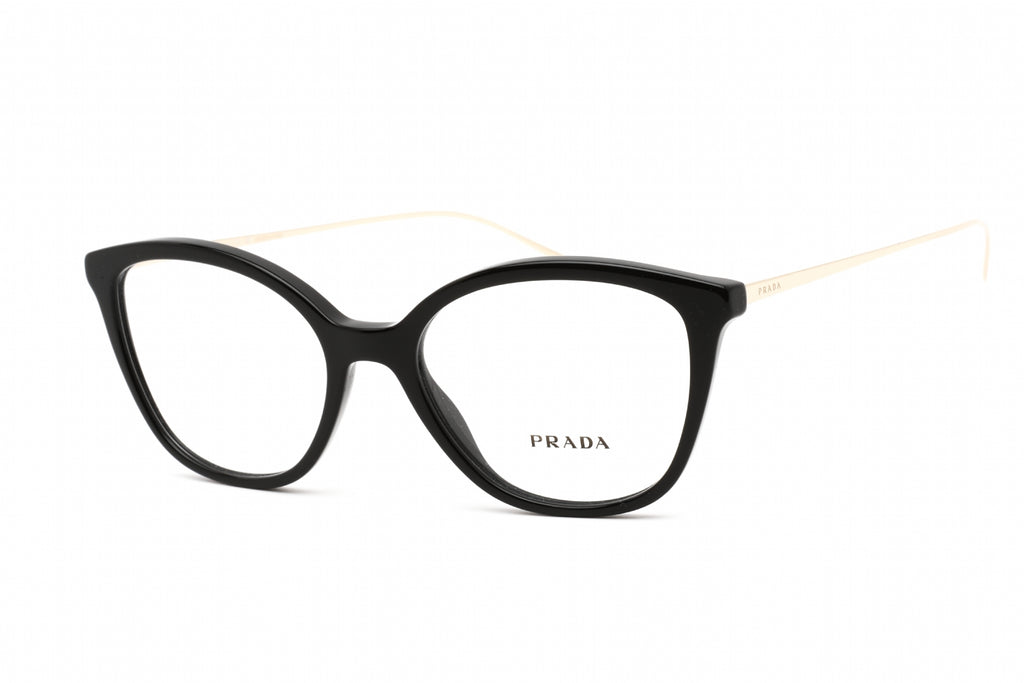 Prada 0PR 11VV Eyeglasses Black/Clear demo lens Women's