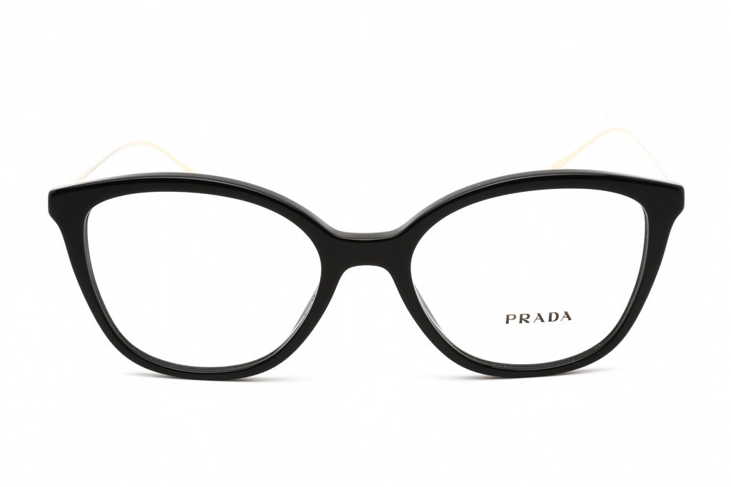 Prada 0PR 11VV Eyeglasses Black/Clear demo lens Women's