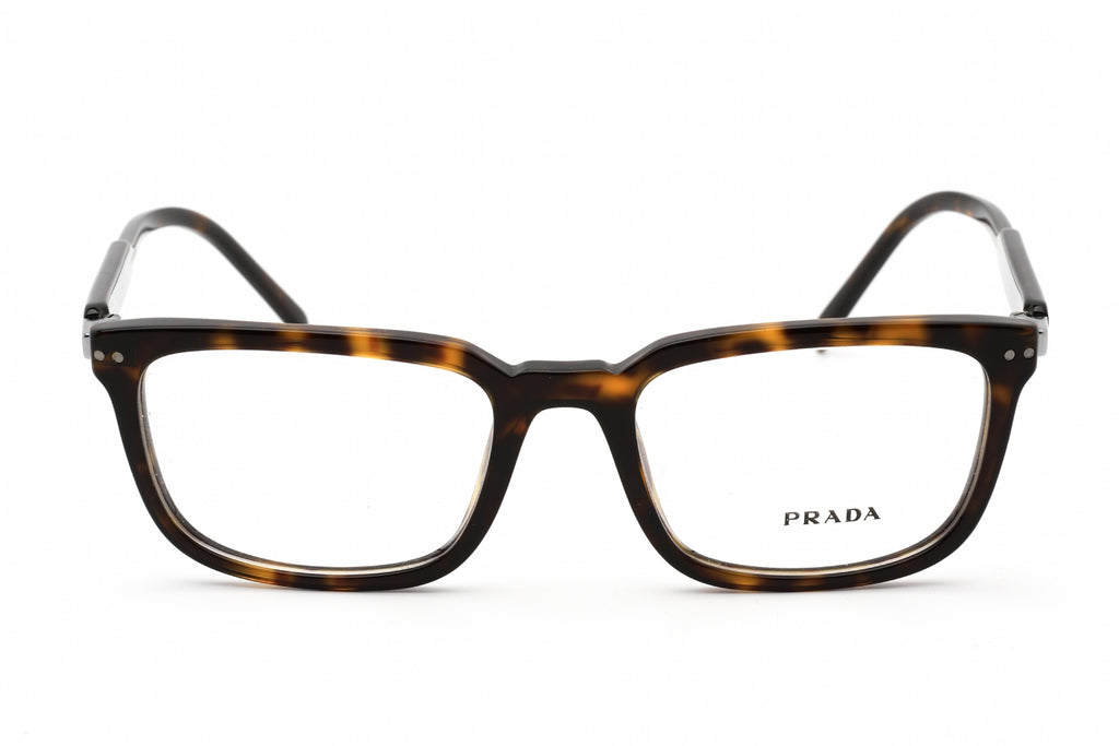 Prada 0PR 13YV Eyeglasses Dark Havana/Clear demo lens