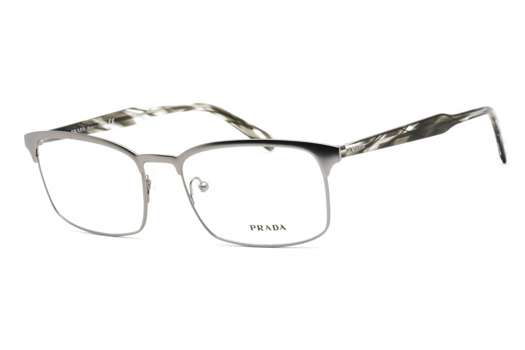 Prada 0PR 54WV Eyeglasses Matte Gunmetal Grey  / Clear Lens Women's