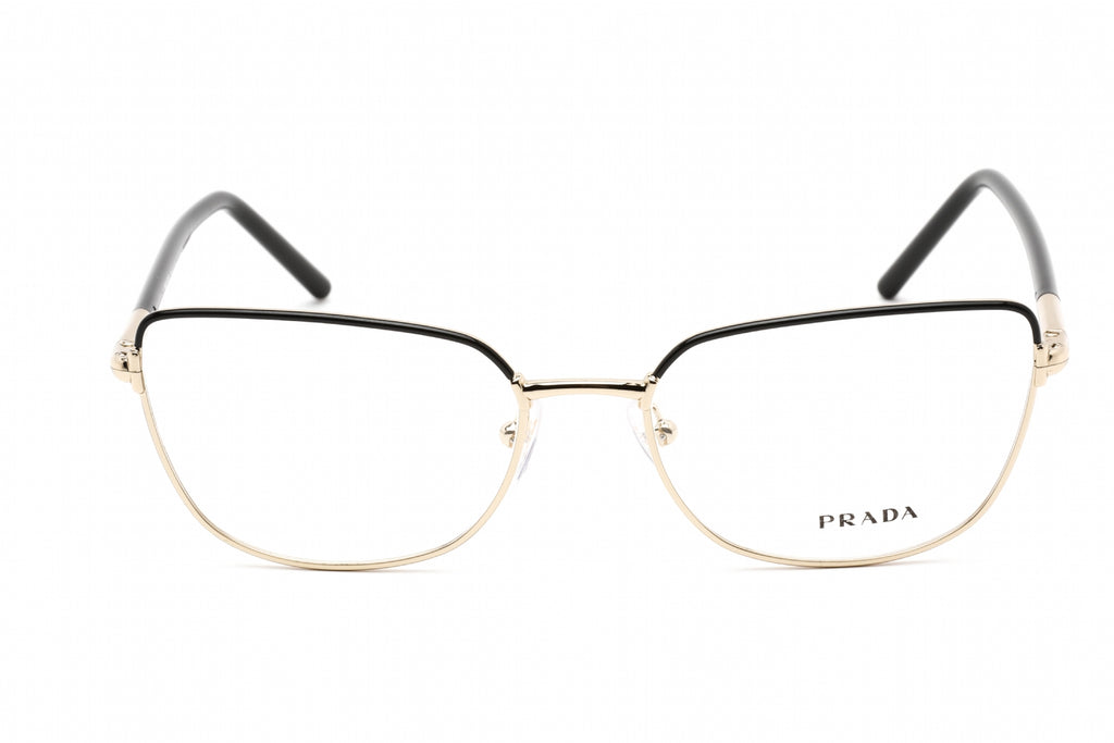Prada 0PR 59YV Eyeglasses Pale Gold/Clear demo lens Women's