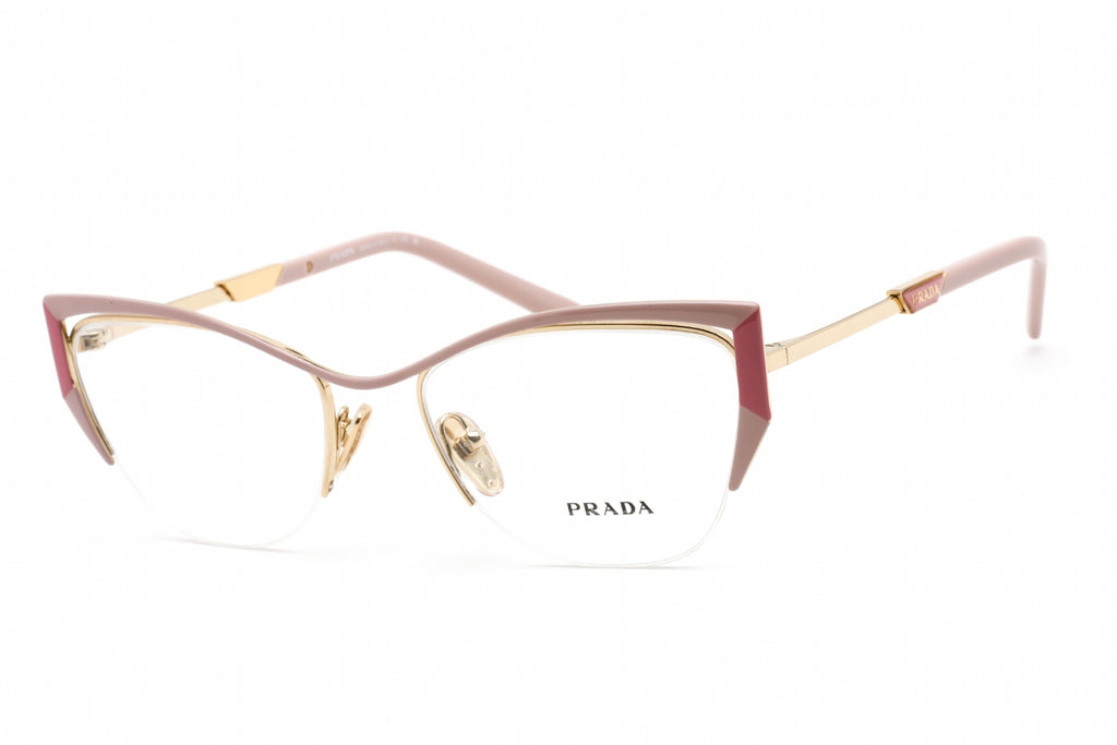 Prada 0PR 63YV Eyeglasses Gold/Pink / Clear Lens Women's