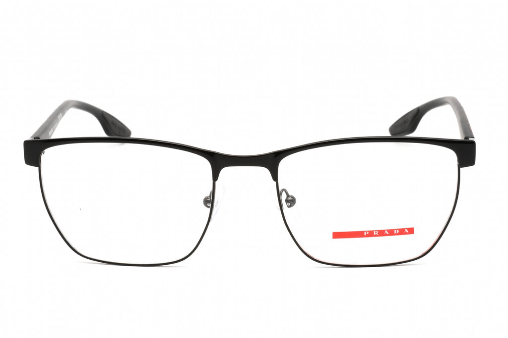 Prada Sport 0PS 50LV Eyeglasses Black /Clear demo lens Men's