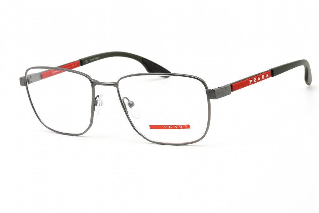 Prada Sport 0PS 50OV Eyeglasses Matte Gunmetal/Clear demo lens Men's