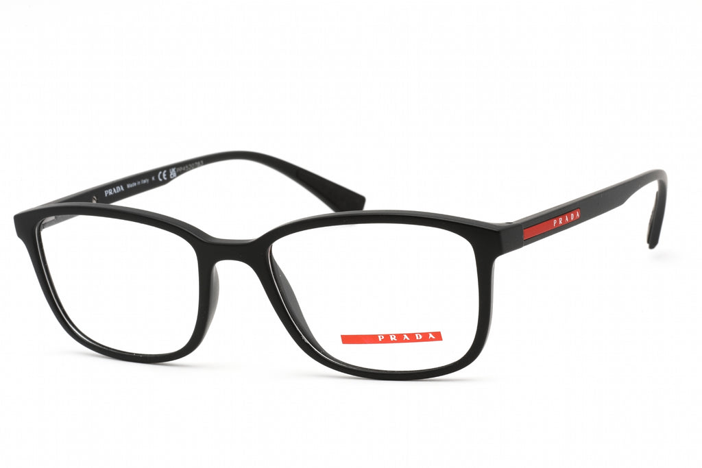 Prada Sport PS04IV Eyeglasses black / clear demo lens Unisex