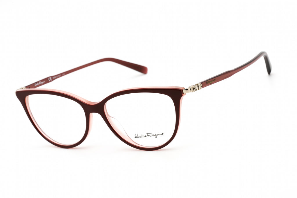 Salvatore Ferragamo SF2870 Eyeglasses WINE/Clear demo lens Women's