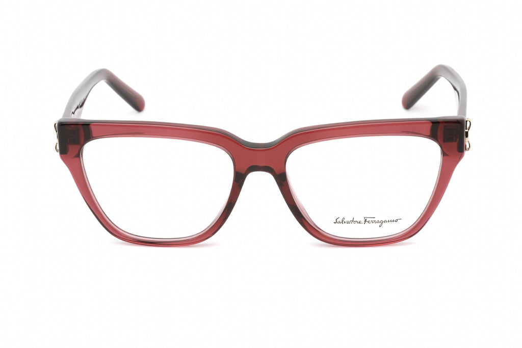 Salvatore Ferragamo SF2893 Eyeglasses Burgundy / Clear Lens Women's