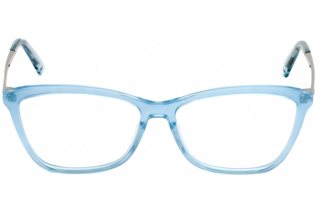 Swarovski SK5314 Eyeglasses Light Blue / Clear Lens Women's