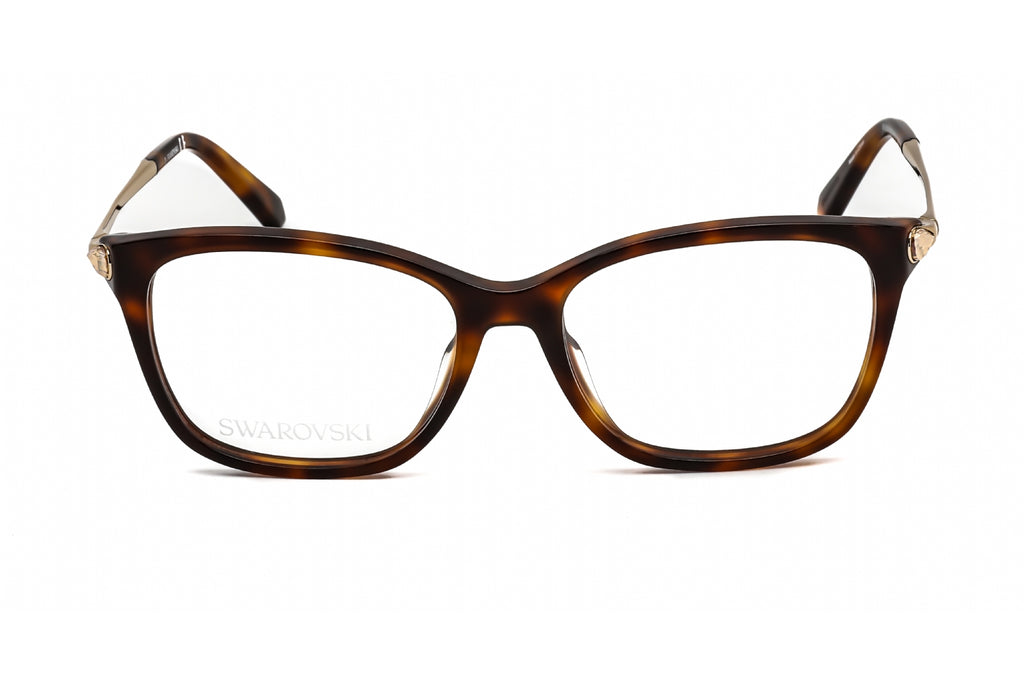 Swarovski SK5350 Eyeglasses Dark Havana / Clear Lens Women's