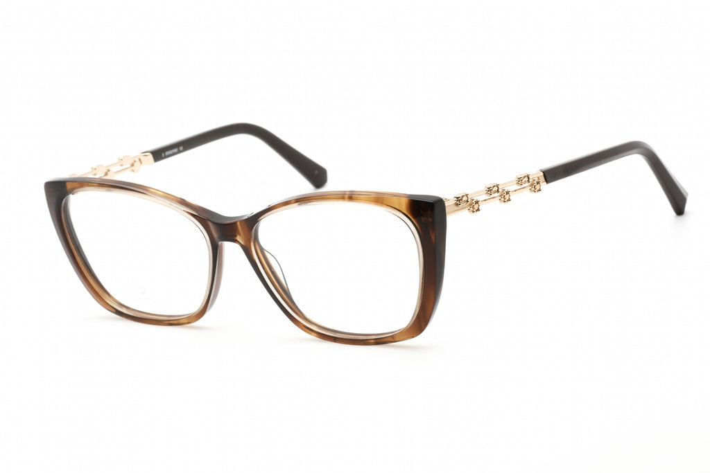 Swarovski SK5383 Eyeglasses light brown/other / Clear Lens Women's