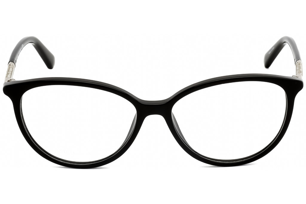 Swarovski SK5385 Eyeglasses Shiny Black / Clear Lens Women's