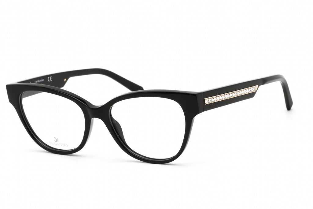 Swarovski SK5392 Eyeglasses Shiny Black / Clear Lens Unisex