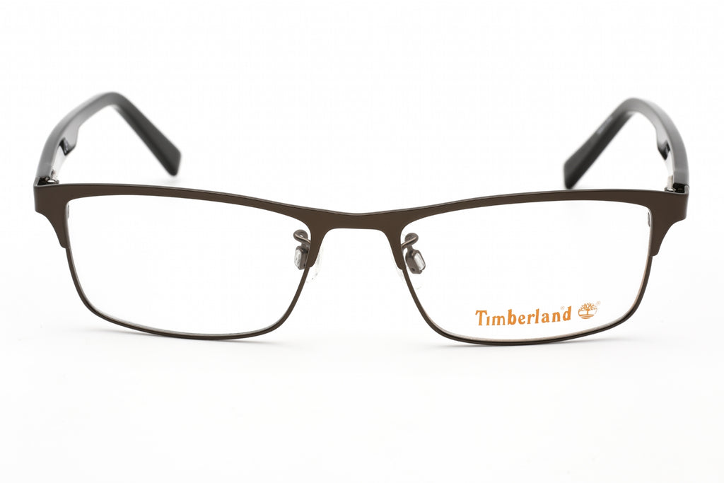 Timberland TB1547 Eyeglasses Matte Dark Brown / Clear Lens Men's