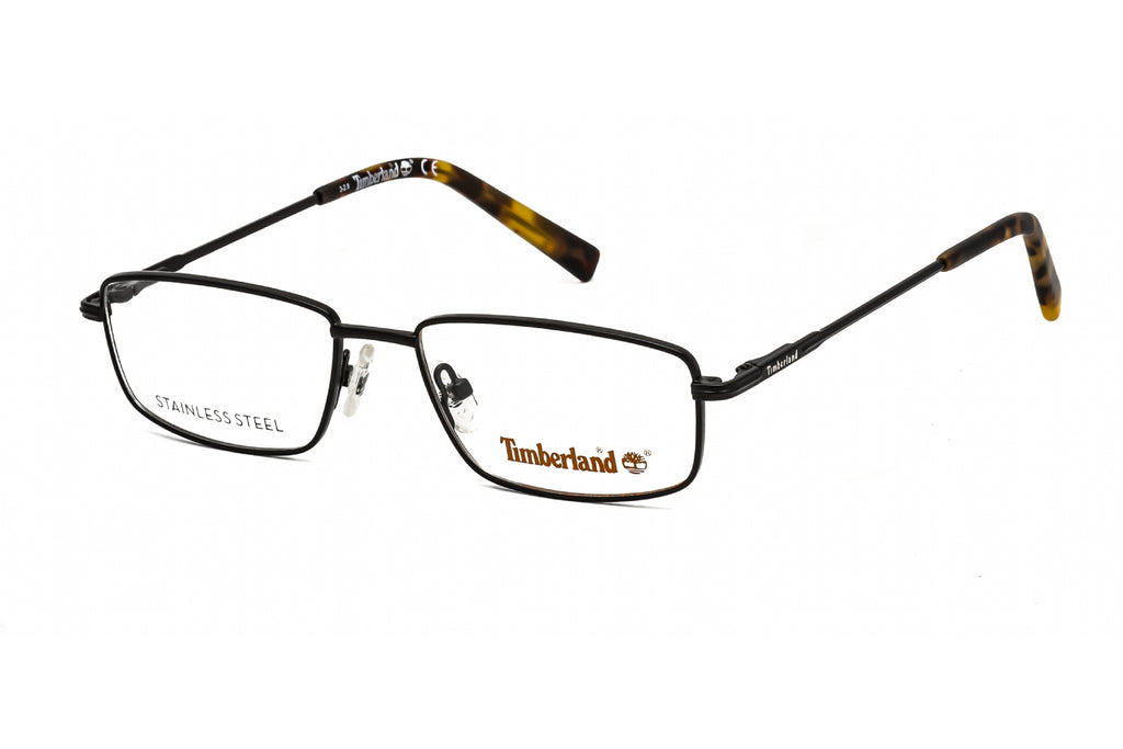 Timberland TB1607 Eyeglasses Matte Black / Clear Lens Men's