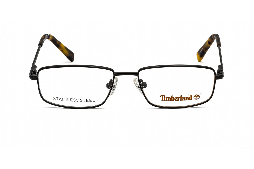 Timberland TB1607 Eyeglasses Matte Black / Clear Lens Men's