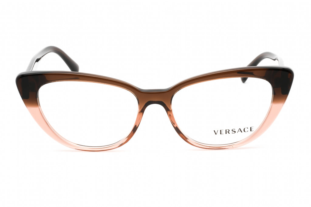 Versace 0VE3286 Eyeglasses Transparent Brown Gradient / Clear Lens Women's