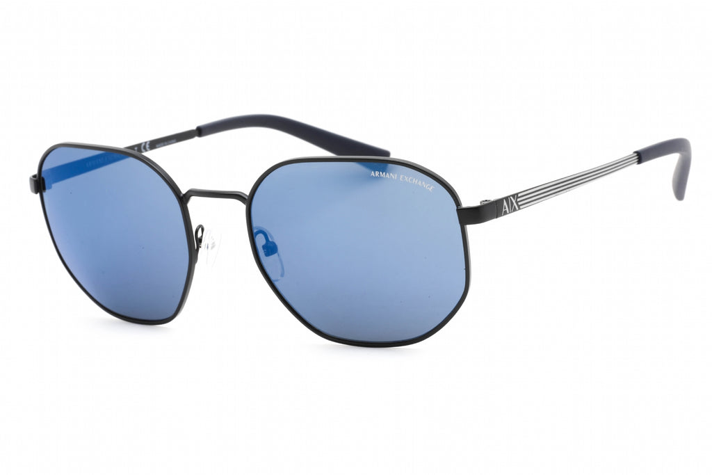 Armani Exchange 0AX2036S Sunglasses Matte Blue / Blue Mirror Unisex