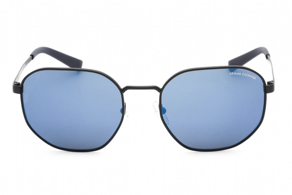 Armani Exchange 0AX2036S Sunglasses Matte Blue / Blue Mirror Unisex