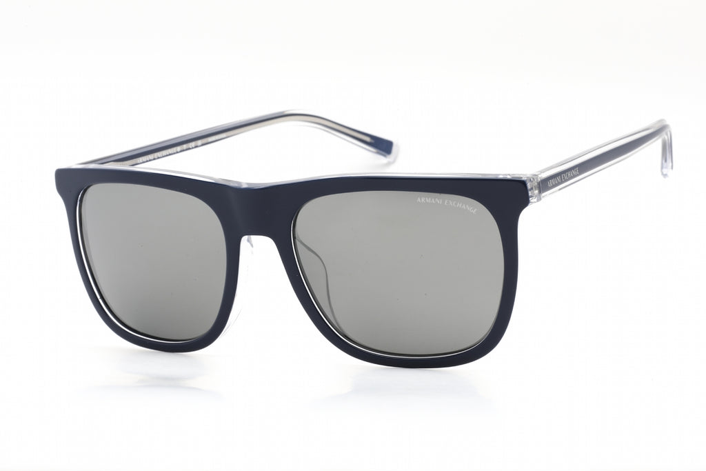 Armani Exchange AX4102SF Sunglasses Blue/Silver Grey Men's