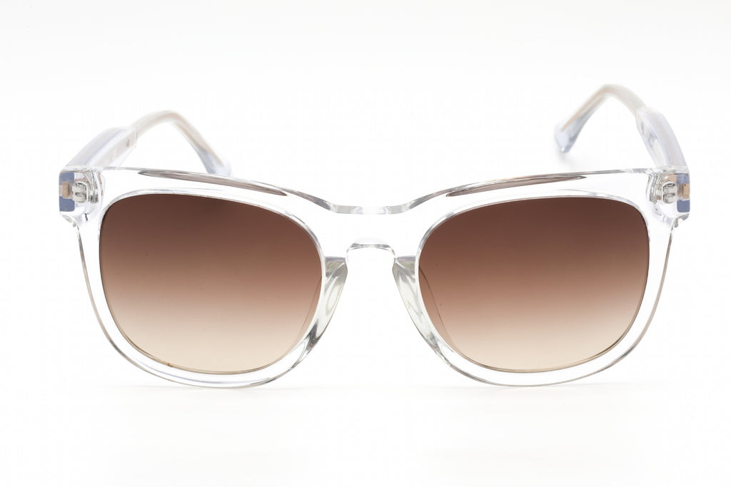 Calvin Klein CK4326SA Sunglasses Crystal / Brown Women's