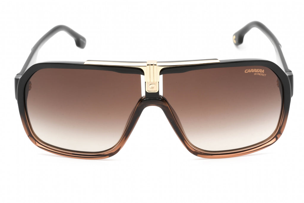 Carrera 1014/S Sunglasses Black Brown / Brown Gradient Men's