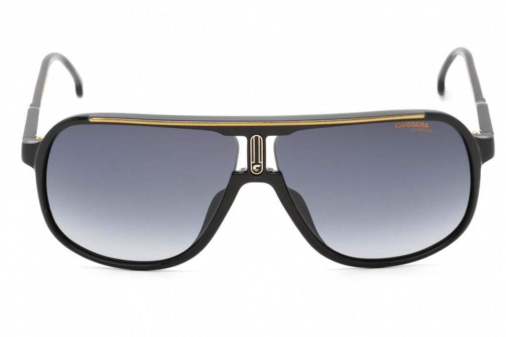 Carrera 1047/S Sunglasses Black Gold / Grey Shaded Men's