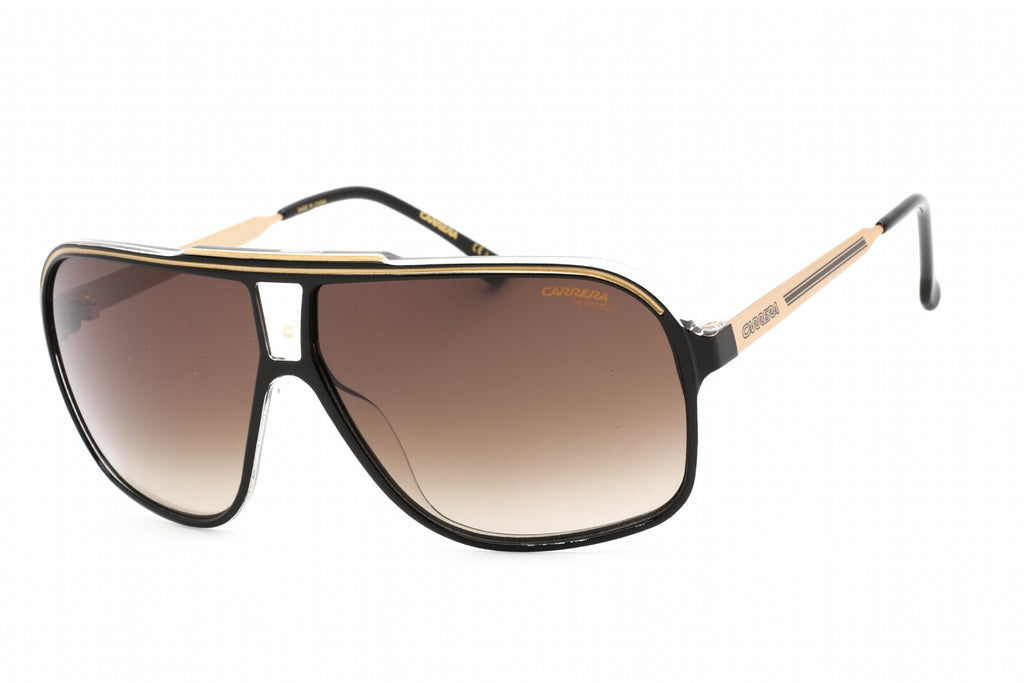 Carrera GRAND PRIX 3 Sunglasses Black Gold / Brown Gradient Unisex